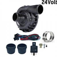 Davies Craig Water Pump Electric EWP115 Nylon 24V 115 lpm/30 gpm Remote Inline Mount Natural Aluminium Kit