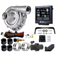 Davies Craig Water Pump Electric EWP115 Alloy Combo 12V 115 lpm/30 gpm w/ Controller Remote Inline Mount Natural Aluminium Kit