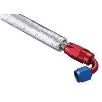 DCI Heat Shield ThermaShield Aluminised Fiberglass (760C ) 50mmx 1ft length Silver