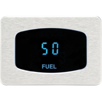 Dakota Digital Gauge Odyssey Series I Fuel Level Digital 0- 99% Chrome Bezel Blue Display Each ODY-06-1-C-B