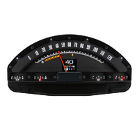Dakota Digital Gauge Kit Direct Fit 1956 For Ford Pickup Analog/Digital Black Background Multicolor Illuminated Display Kit RTX-56F-PU-X