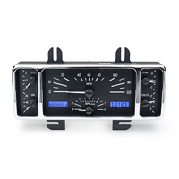 Dakota Digital Gauge Kit 1940 For Ford Analog Black Background Alloy Style Face Blue Display VHX-40F-K-B