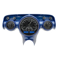 Dakota Digital Gauge Kit 1957 For Chevrolet Analog Black Background Alloy Style Face Blue Display VHX-57C-K-B