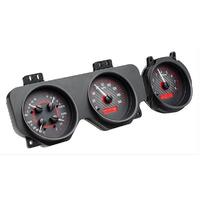 Dakota Digital Gauge Kit 1970-72 For Pontiac GTO/ LeMans Analog Carbon Fiber Background Alloy Style Face Blue Display VHX-70P-GTO-C-B