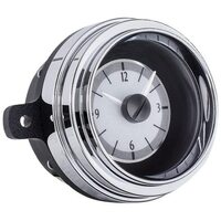 Dakota Digital Analog Clock 1949- 50 For Ford Car Silver Background Alloy Style Face White Display Each VLC-49F-S-W