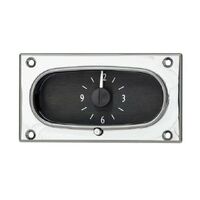 Dakota Digital Analog Clock 1958 For Chevrolet For Impala Black Background Alloy Style Face White Display Each VLC-58C-IMP-K-W