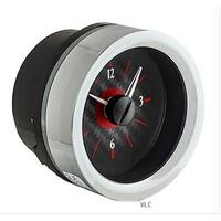 Dakota Digital Analog Clock 1958- 62 For Chevrolet Corvette Car Carbon Fiber Background Alloy Style Face Red Display Each VLC-58C-VET-C-R