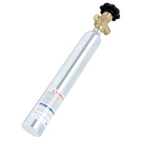 Dedenbear CO2 Bottle With Valve 10oz, 16.5" x 2" DE-AB10V