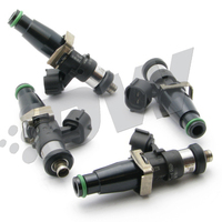 Deatsch Werks Set of 4 2200cc high Impedance Injectors for Mitsubishi Eclipse (DSM) 4G63T 95-99 and EVO 8/9 4G63T 03-06