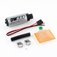 Deatsch Werks DW300 series 340lph in-tank fuel pump w /Universal Install Kit. Fits Most