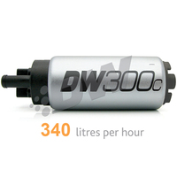 Deatsch Werks DW300C 340lph compact fuel pump w/o mounting clips w /Install Kit for EVO X 08-15 Mazdaspeed3 07-13 Mazdaspeed6 06-07 Honda Civic 12-16 