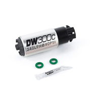 Deatsch Werks DW300C series 340lph compact fuel pump w/ mounting clips w /Install Kit for R35 GTR 2009-2015. *Two req