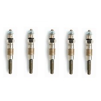 Denso glow plug set for Ssangyong Musso Sports 2.9 D 5-cylinder 2004-2007 DG-010