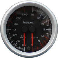 60MM DUAL GAUGE OIL TEMP / VOLTS