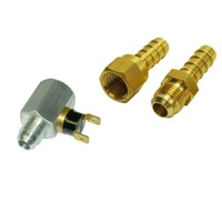 Derale Universal Standard Series In-Line Fluid Thermostat -6 AN x -6 AN Hose