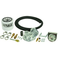 Derale Premium Transmission Filter Kit 1/2" NPT 3-1/2" O.D x 3-1/8" DP13091