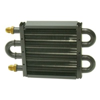 Derale Compact Fluid Cooler -6AN Inlets. 8-1/8" L x 5" H x 3/4" W DP13309