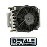 Derale Remote Transmission Cooler & Fan Kit -6AN 15-3/4"W x 11-1/2"H x 5"D