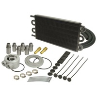 Derale Tube & Fin Engine Oil Cooler Kit Sandwich Adapter 16-5/8" x 7-5/8" x 3/4"
