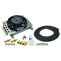 Derale Atomic-Cool Remote Mount Transmission Cooler Kit with Fan DP15950