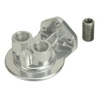 Derale Standard Series Filter Mount Single Mount Ports 3/4"-16 Filter 1/2" NPT