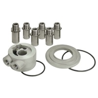 Derale Universal Engine Sandwich Adapter suits Various Engine Threads, 3/8" NPT