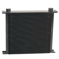 Derale Stacked Plate Cooler (No Fittings) -8AN, 13" L x 10-7/8" H x 2" W 34 Rows