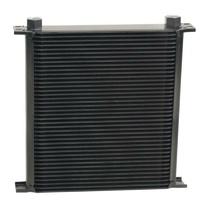 Derale Stacked Plate Cooler 40 Rows -10AN O-ring Female 13" x 12-9/16" x 2"