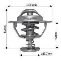 Dayco Thermostat (inc seal) for Isuzu D-MAX 10/2008 - 5/2012 3.0L 4 cyl 16V DOHC CRD Turbo Diesel TF 120kW 4JJ1-TC