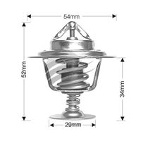 Dayco Thermostat for Daimler Double Six 1975 - 11/1987 5.3L V12 OHC FI