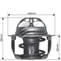 Dayco Thermostat for Toyota Lexcen 5/1995 - 12/1996 3.8L V6 12V OHV MPFI VS 147kW L27