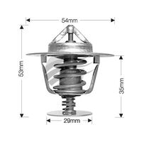 Dayco Thermostat for Fiat Regata 1/1988 - 7/1989 1.5L 4 cyl 16V DOHC SPFI 1 ACT