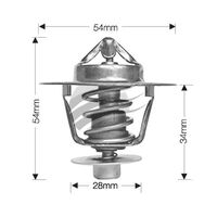 Dayco Thermostat for Holden Camira 11/1984 - 2/1986 1.6L 4 cyl 8V SOHC Carb JD 64kW 16JH