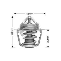 Dayco Thermostat for Daihatsu Hi - Jet 1984 - 1986 547cc 2 cyl Carb Turbo S66V ABT