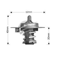 Dayco Thermostat for Daihatsu Mira 11/1990 - 12/1992 847cc 3 cyl 6V SOHC Carb L201 ED10