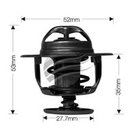 Dayco Thermostat for Toyota Hilux 12/2000 - 4/2005 3.0L 4 cyl 8V SOHC Diesel LN167R 71kW 5LE