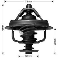 Dayco Thermostat for Toyota Landcruiser 1/1985 - 3/1990 3.4L 4 cyl 8V OHV DFI Diesel BJ73R 3B