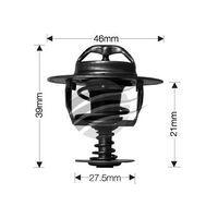 Dayco Thermostat for Mitsubishi Delica 1985 - 1994 2.5L 4 cyl 8V SOHC DTFI Turbo Diesel P25W 4D56 Import