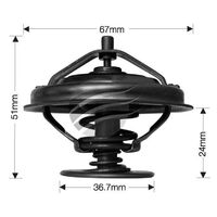 Dayco Thermostat for Audi 90 9/1989 - 7/1992 2.3L 5 cyl 10V SOHC EFI 98kW NG