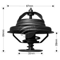 Dayco Thermostat for BMW M5 7/1990 - 5/1993 3.5L 6 cyl 24V DOHC EFI E34 232kW S38B36