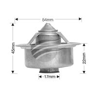 Dayco Thermostat for Ford Cobra 1978 - 9/1978 4.9L V8 OHV Carb XC C