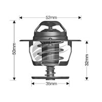 Dayco Thermostat for Ford Focus 9/2002 - 4/2005 1.8L 4 cyl 16V DOHC MPFI LR 85kW EYDE