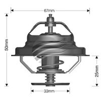 Dayco Thermostat for Volkswagen Caravelle 11/1986 - 12/1992 2.1L 4 cyl 8V OHV EFI MV