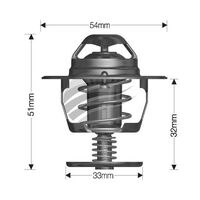 Dayco Thermostat for Mazda B2200 1981 - 5/1985 2.2L 4 cyl 8V SOHC DFI Diesel S2