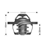 Dayco Thermostat for Mitsubishi Colt 10/2004 - 1/2013 1.5L 4 cyl 16V DOHC VVT MPFI RG Mivec 78kW 4A91