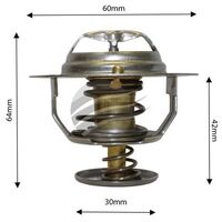 Dayco Thermostat (inc seal) for Daihatsu Delta 11/2004 - 4/2006 3.0L 4 cyl 16V DOHC DTFI Turbo Diesel V138RD 1KD-FTV