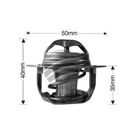 Dayco Thermostat for Renault Clio 7/2006 - 8/2008 1.4L 4 cyl 16V DOHC MPFI X85 MK III 72kW K4J.710/11/2/3