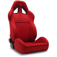 SAAS SAAS Kombat Seat Dual Recline Red ADR Compliant E1002
