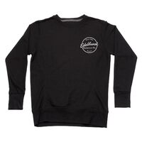 Edelbrock Since 1938 Crewneck Sweatshirt Pullover Black Cotton Poly Fleece Women's EB-SWEAT