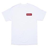 Edelbrock Badge Logo T-Shirt White Cotton Men's EB-TSHIRT-BADGEW